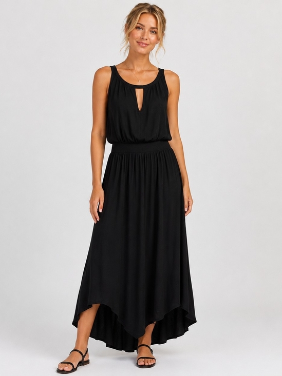 Soma Dresses & Skirts - Soma Black Sleeveless High-Low Maxi Dress